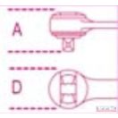 Dugókulcs racsnis hajtószár 3/4" 510mm Beta