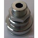 Gyorscsatlakozó M18x1,5 dugó-tartó szerelőfalas