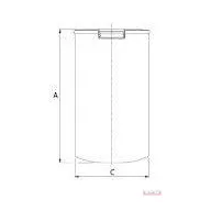 Hidraulikaszűrő  10 micron 5/4" Ikron