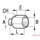 Közcsavar 1/2" - 3/4" BK