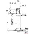Kormányoszlop 400mm; reteszes