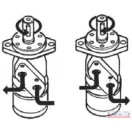 Hidromotor 400cm³, DN-25, rotoros