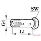 Áteresztő csavar M14x1,5 dupla