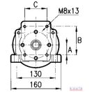 Elektromágneses tengelykapcsoló 12V, 14Nm