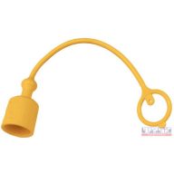 Gyorscsatlakozó porvédő dugóra (sárga)