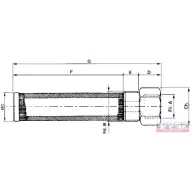   Olajtartály szívóági szűrő becsavarozható 3/4"x120 finom
