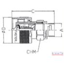 Gyorscsatlakozó M22x1,5 dugó belső menetes csavaros