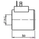 Hidraulika szelep elektromágnes 24V DN-16