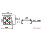 Multi gyorscsatlakozó Fendt traktorokhoz (2P506-0-5-S4 FC)