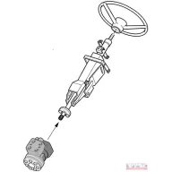Szervókormány orbit hidromotor 160cm³/ford (OSPC160OR)