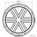 Villogó sárga mágnestalpas, vezeték nélküli