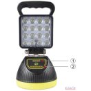Szerelőlámpa 48W, 16db Led, 2800Lm, mágneses
