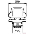 Ülés mechanikus rugózással, dönthető