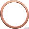 Tömítő alátét réz 28