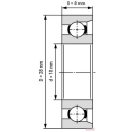 E 10 (10x28x8) csapágy