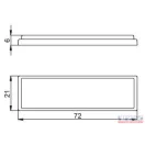 Prizma sárga 21x72 öntapadós