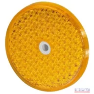   Prizma sárga kerek DN-60 öntapadós (1 furatos rögzítéssel)