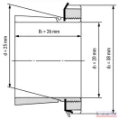 Szorítóhüvely H 205 (M25x1,5)