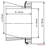 Szorítóhüvely H 205 (M25x1,5)
