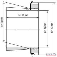 Szorítóhüvely H 210 (M50x1,5)