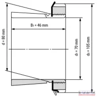 Szorítóhüvely H 216 (M80x2)