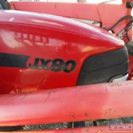 Case IH JX 80 használt traktor homlokrakodóval