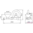 Pneumatikus gabonafúvó  7,4 to/óra