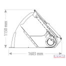 Kiosztókanál 2000mm csigás