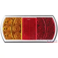 Hátsó lámpa 165x80x35 bal oldali, 15 Led