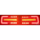 Hátsó lámpa 150x80x26, 36db Led 
