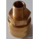 Gyorscsatlakozó hüvely 1/4" külső menetes / LEVEGŐ /