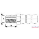 Armatúra zsírzócsatlakozó