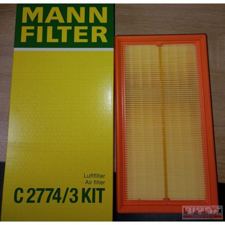Levegőszűrő C2774/3Kit Mann-Filter
