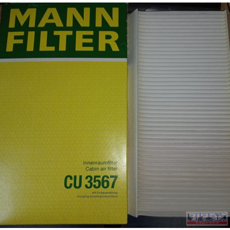 Fülkeszűrő CU3567 Mann-Filter