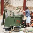 Betonkeverő, 600L FA öntöltős Fliegl