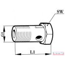Áteresztő csavar M12x1