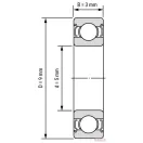 MR-95 ZZ (5x9x3) csapágy