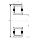 NJ 209 ECP (45x85x19) SKF csapágy