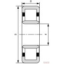 NU 2206 ECP (30x62x20) SKF csapágy