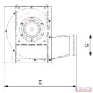 Szellőztető mobil ventilátor  7,5kW