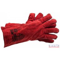 Védőkesztyű hegesztő piros