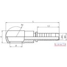 Armatúra DN14 szemes DN10