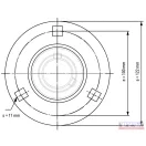 Csapágyház + csapágy PF-72 (PF-207+YAT207)