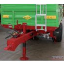 Strautmann egy-tengelyes  8 to pótkocsi