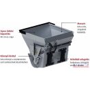 Takarmány kiosztó kanál 2100