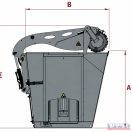 Silómaró-, keverő-, kiosztó kanál 2250