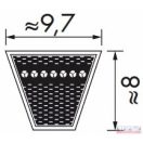 Ékszíj   9,7x1612 Lw SPZ Optibelt