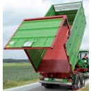 Strautmann tandem-tengelyes 10 to pótkocsi