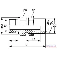 Közcsavar  26x1,5 - 1/2"  szerelőfalas