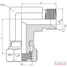 Könyök M30x2 KB  20S